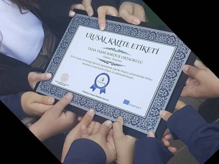 "Uzayda Türkler Var" adlı projemizin "Ulusal Kalite Etiketi" takdimi