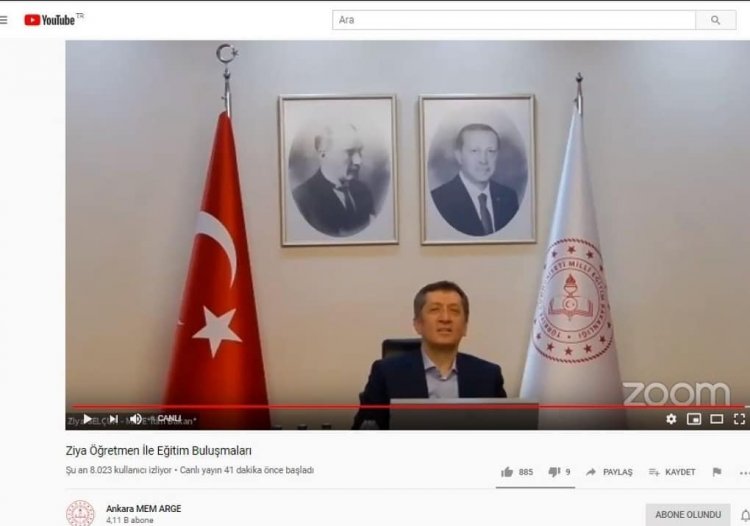 Milli Eğitim Bakanımız Sayın Ziya SELÇUK, canlı yayın konuğu oldu